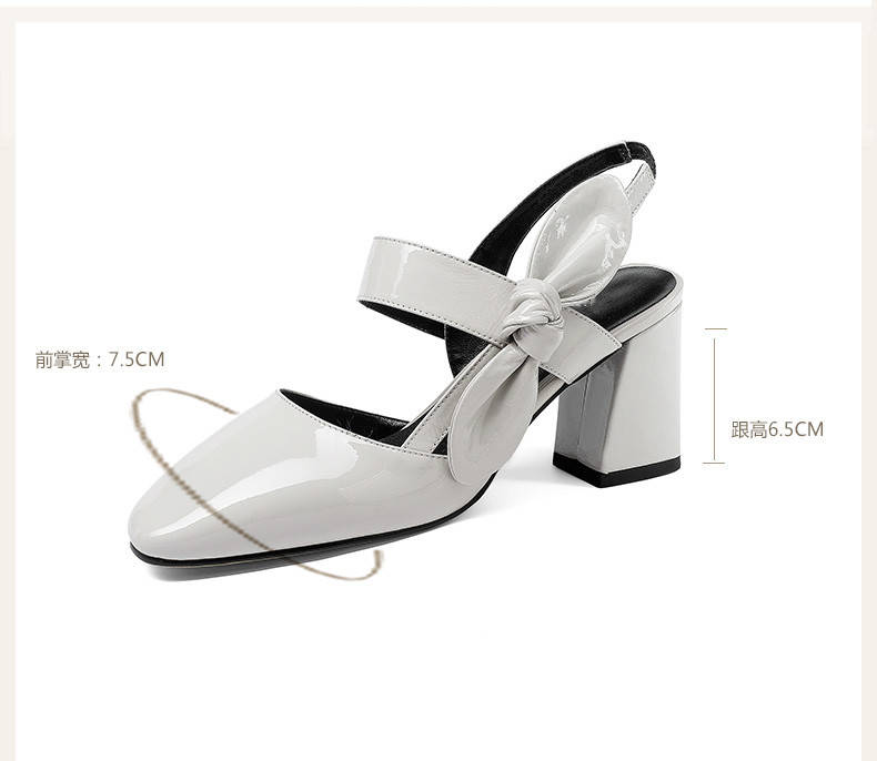 Sandalen met vierkante neus, dikke hoge hak, strik, vismond, damessandalen, grijs, lichtgroene sandalen, damesschoenen  f551