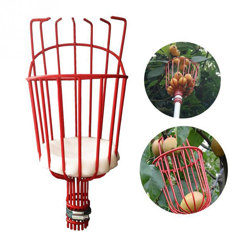 Garden tools Deep Basket Fruit Picker Head Convenient Fruit Picker Catcher Apple Peach Picking Farm Garden Picking Device