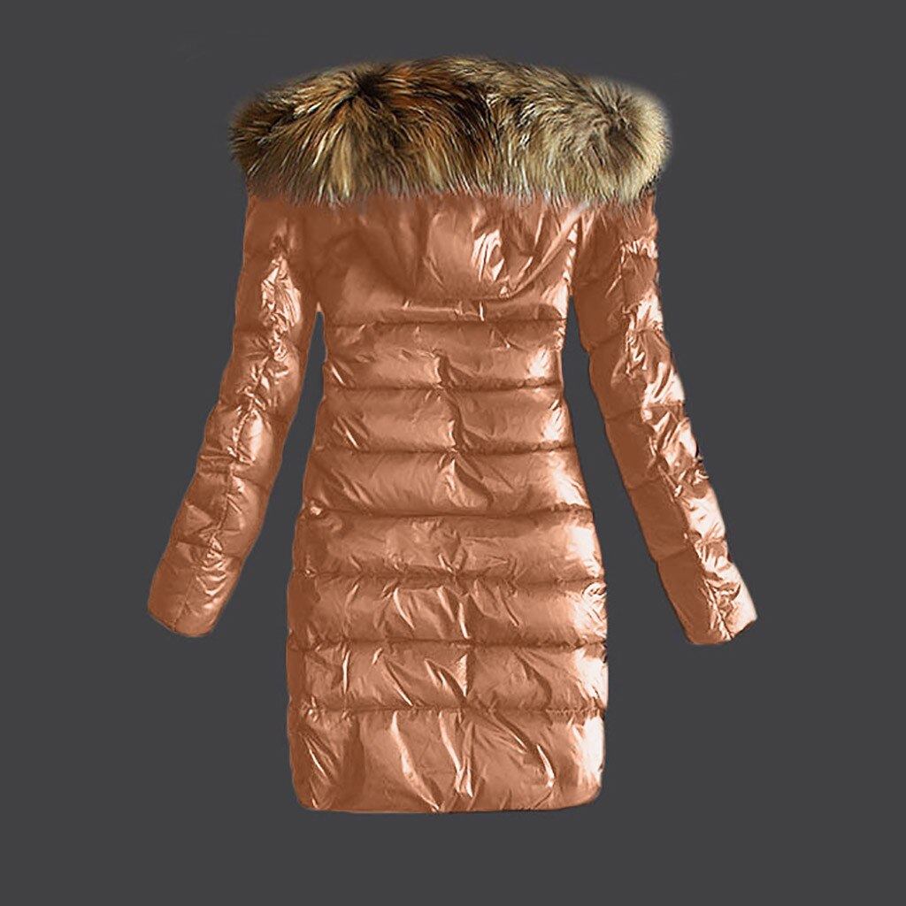 Hiver femmes ski vestes épais grande fourrure à capuche slim veste manteau solide femme veste pour hiver grande taille