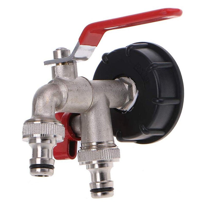 SHGO-Adaptador de conector de depósito de agua IBC de 1000 litros, grifo de reemplazo, adaptador de tanque de agua de lluvia para el jardín y el hogar: Default Title