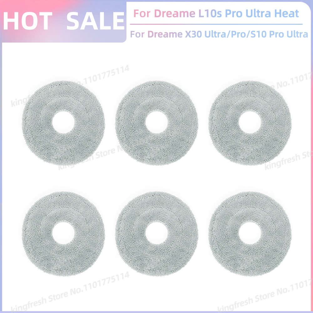 Compatible avec (Dreame L10s Pro Ultra Heat / X30 Ultra / L10s Ultra Gen 2 , Mova E30 Ultra) Pièces Rouleau principal Brosse latérale Filtre Chiffon de nettoyage Sac à poussière Accessoires: MULTI