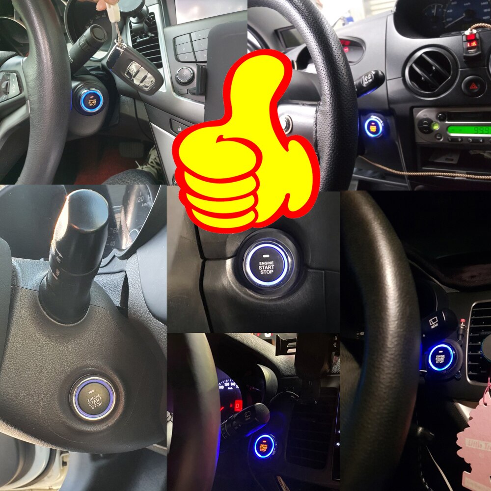KirBin Car Ignition System With Security Protection,Car Central Locking And Remote Control,Start For Car With Start Stop Button