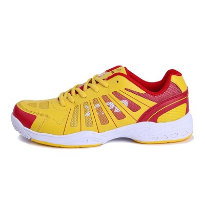 Herrträningsfäktningsskor snör åt sport hala sneakers man lättviktiga fäktningsskor för träning  d0530: Gul / 8.5