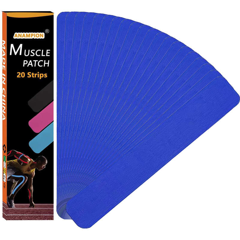 20 stks Kinesiologie Tape Voorgesneden Mix Set Elastische Atletische Sport Tape Waterdicht Ademend Latex Gratis Tape voor Enkel Polsen Knieën: Bruin