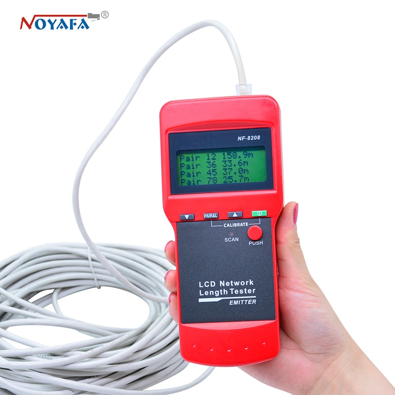Noyafa nf -8208 rj45 nätverkskabel testare ethernet kabel testare nätverk tracker nätverk testare
