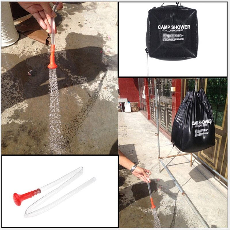 Outdoor Douche Tank Draagbare Camping Solar Douche Zak 10 Gallon Wandelen Klimmen Zomer Douche Water Opslag
