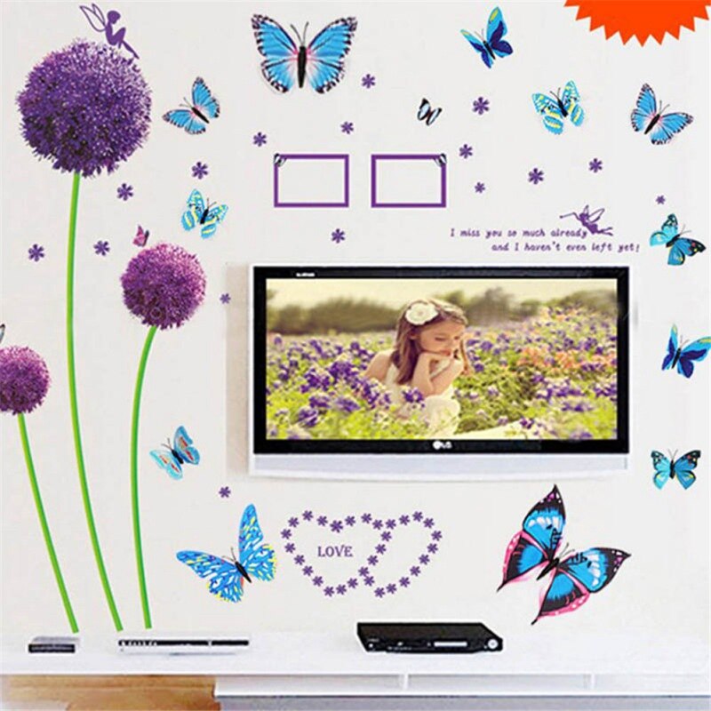 Cute Product 12PCS 3D Farfalla Rimovibile Wall Stickers DIY Home