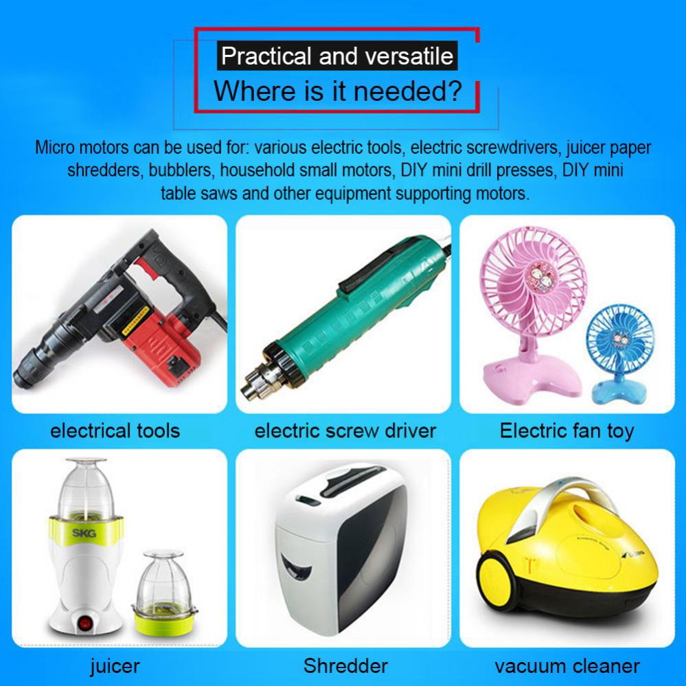 RS550 Dc Motor 10.8V-25V Hoge Snelheid Rs 550 Elektrische Gereedschap Micro Motor Voor Elektrische Boor Driver accuschroevendraaier Accessoire