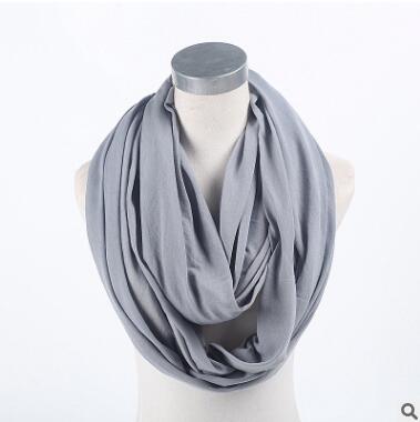 YWHUANSEN Mother Lactation Cover Feeding a Child Women Infinity Scarf Breastfeeding Mommy Nursing Infant Shawl: Light Grey