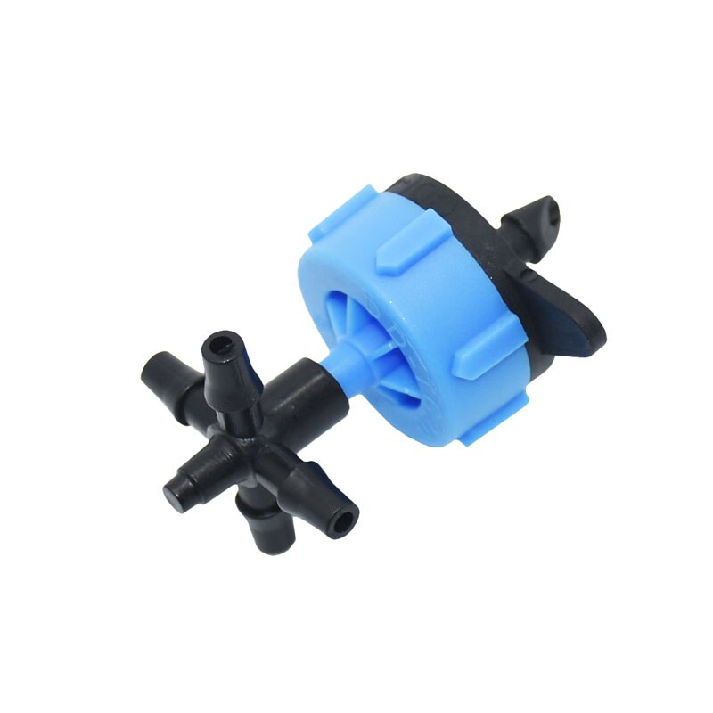 8L 4-way DRIPPERS Cross arrow dropper water debit Regulator drip irrigation dropper Pressure Compensating Emitter 50PCS