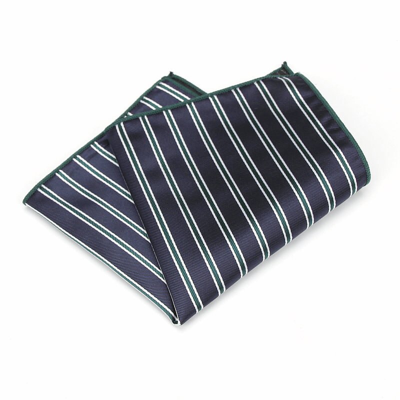 Mouchoir de luxe pour hommes | Motif Floral, rayures à pois, Polyester Hankies homme Business, poche carrée poitrine serviette, poche carrée