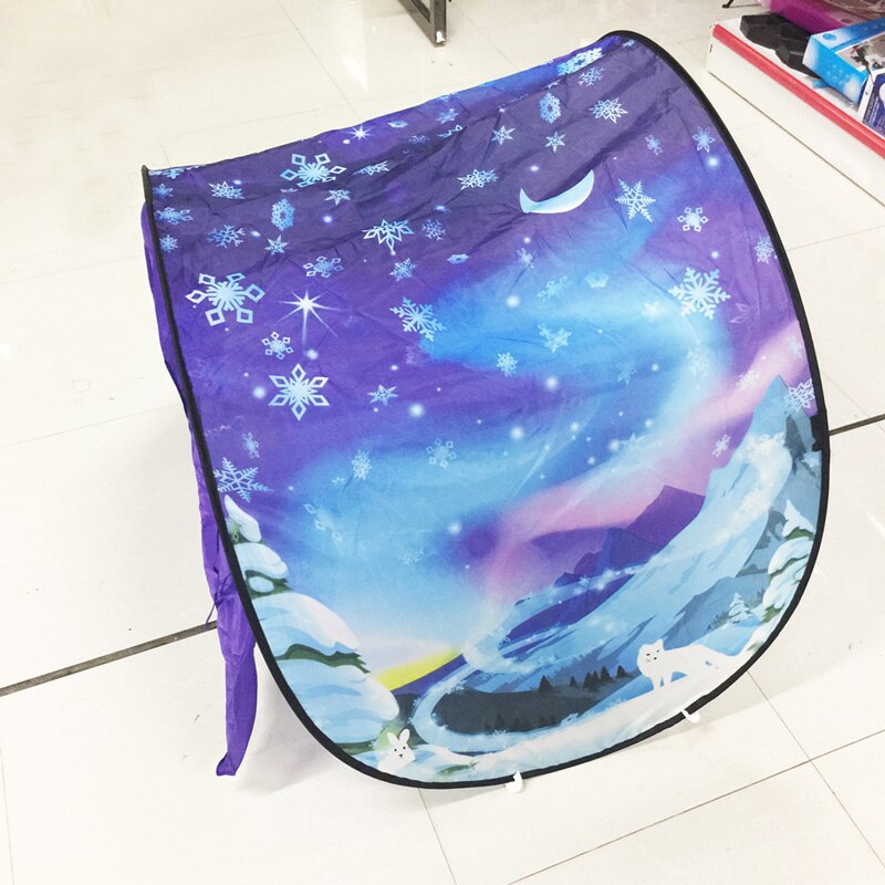 LazyChild New Star Unicorn tende tende per bambini tenda a stella reti da letto pieghevoli per interni regalo di compleanno per bambino nuovo Dropshipping: Winter wonderland
