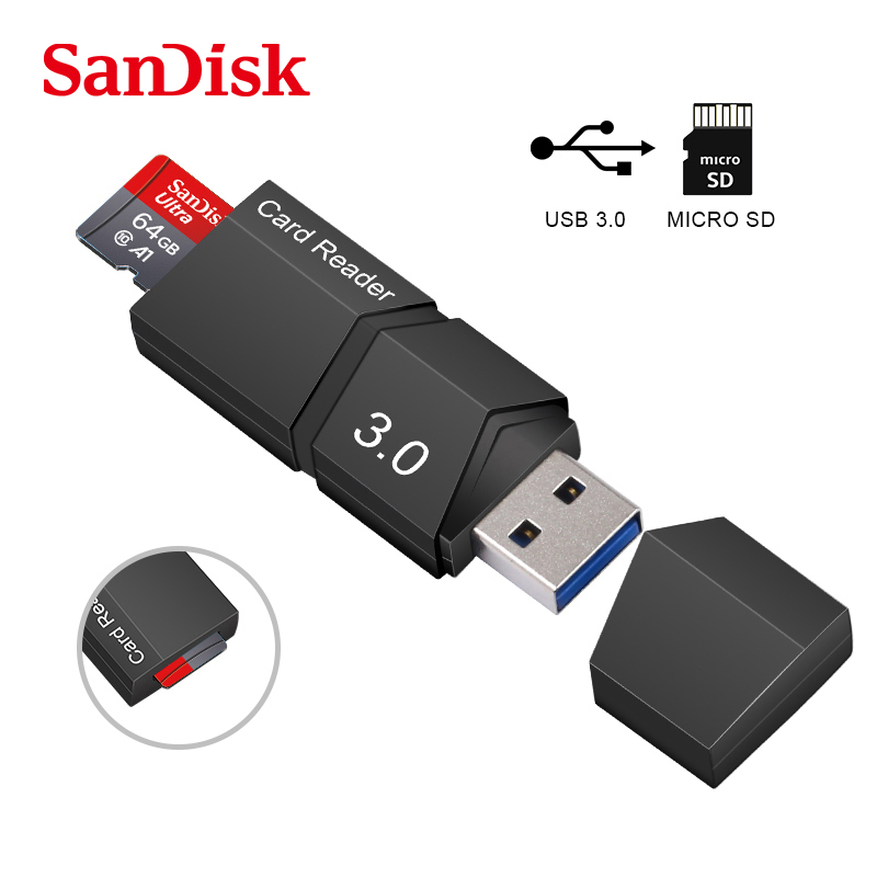 Micro SD Card Reader USB 3.0 Card Reader 3.0 For USB Micro SD Adapter Flash Drive Smart Memory Card Reader SD Cardreader: Default Title