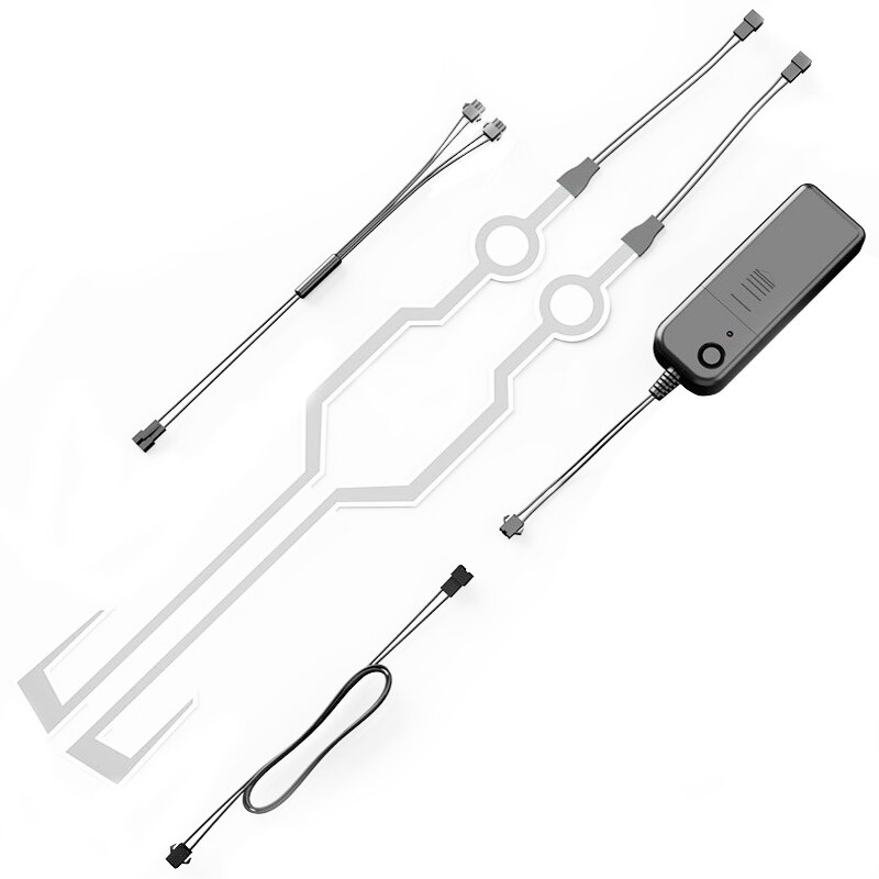 2 stücke Motorrad Helm Licht LED DIY Schwarz Helm LED Licht Motorrad Sicherheit Reflektierende Streifen Änderung Neue