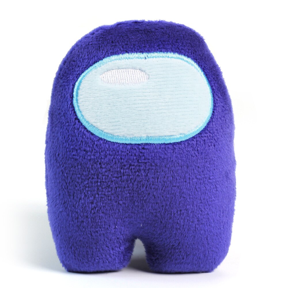 10Cm Mooie Onder Ons Pluche Speelgoed Zachte Effen Kleur Creatieve Reliver Stress Speelgoed Grappige Leuke Plushie Game Pop Kids: purple