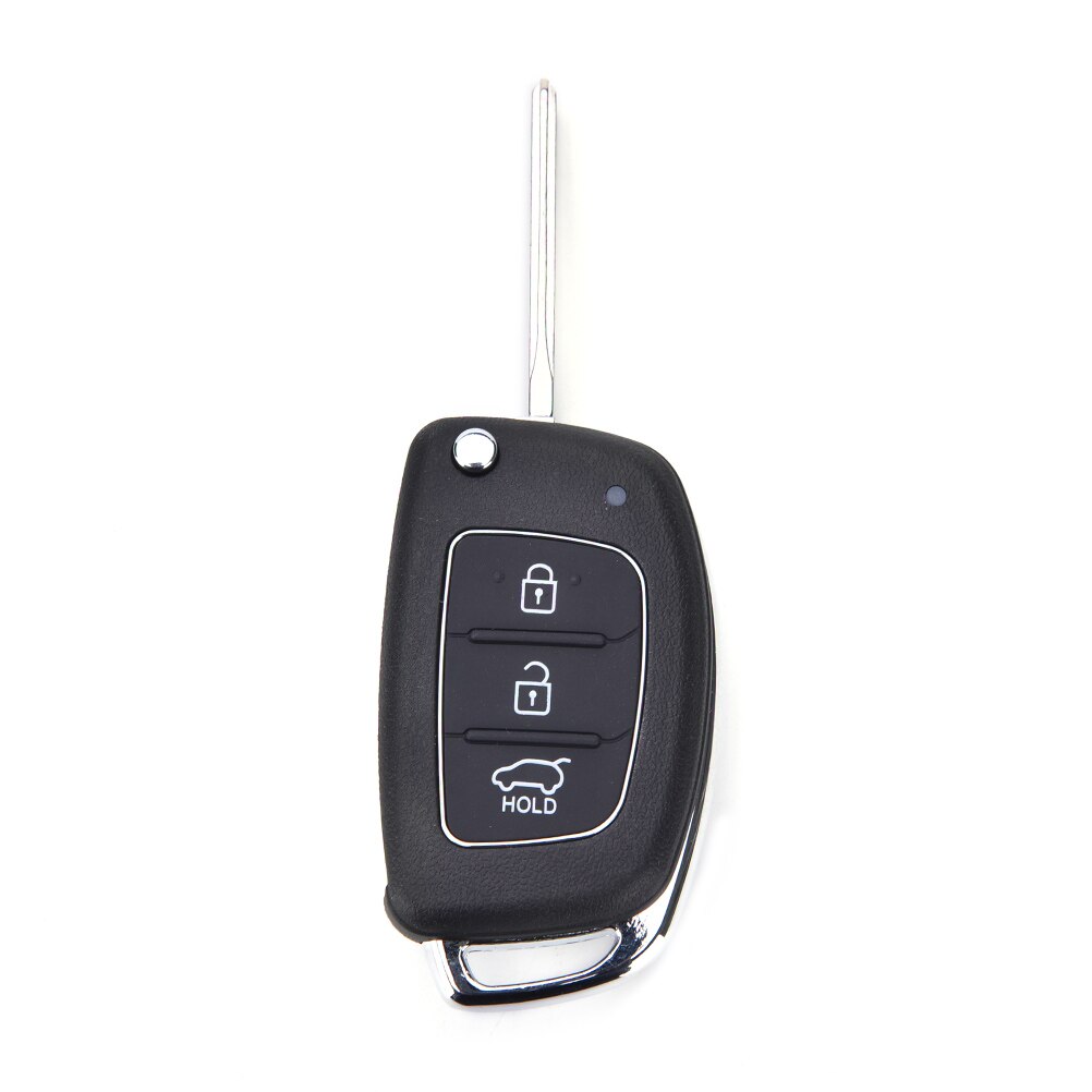 Flip Key Shell Geschikt Voor Hyundai Ix45 Santa Fe Remote Key Case Fob 3 Knop