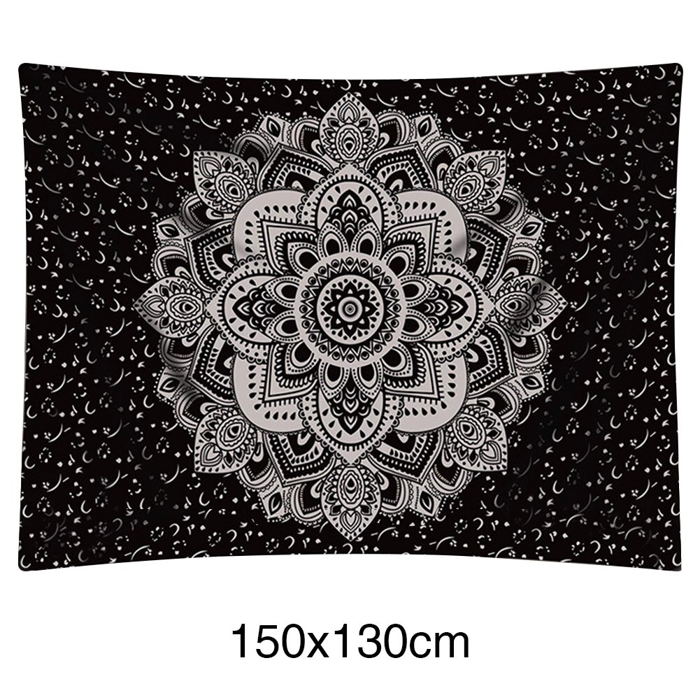 Living Room Floral Office Digit Printed Hanging Tapestry Photo Show Background Hotel Craft Mandala Wall Mounted Home Decoration