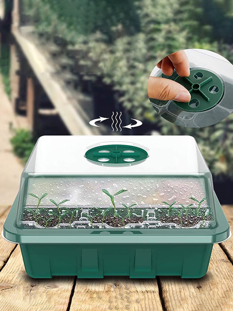 Seed Starter Kit Plant Propagator Tray Set Germination Grow Kit Seed Grow Box Plant Seedling Propagat Tray