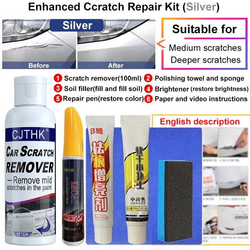 Auto Kras Remover Verf Care Tools Auto Swirl Remover Krassen Reparatie Polijsten Auto Body Slijpen Compound Anti Kras Wax: Oranje