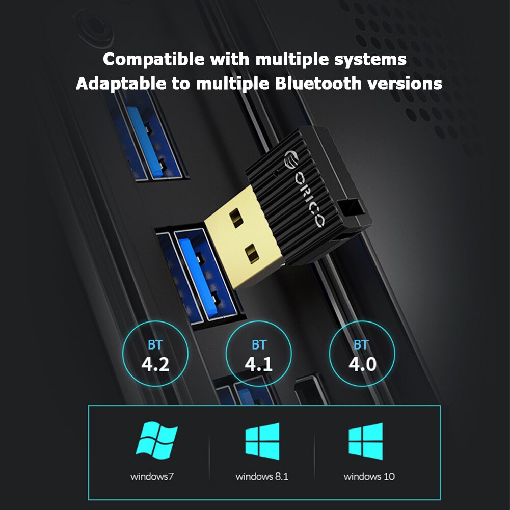Tragbare USB Bluetooth 5,0 Adapter Mini kabellos Dongle Empfänger PC Adapter Bluetooth Empfänger Absender BTA-508