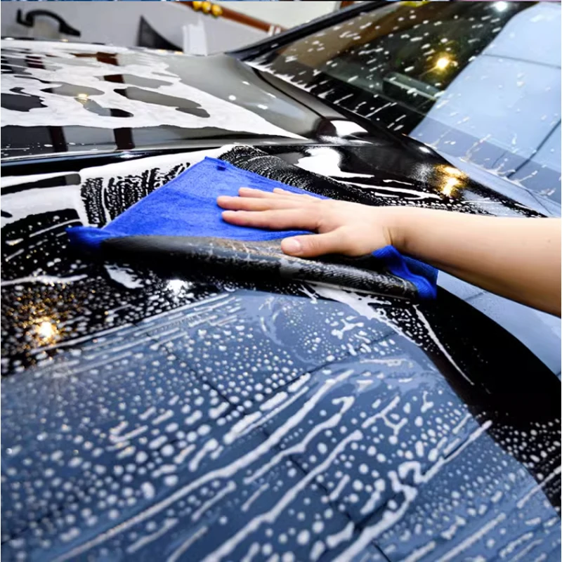 Autopoetsdoek Magische Klei Doek Voor Auto Detaillering Met Blauwe Klei Bar Handdoek Wassen Gereedschap Accessoires Verwijderen Ijzer Power