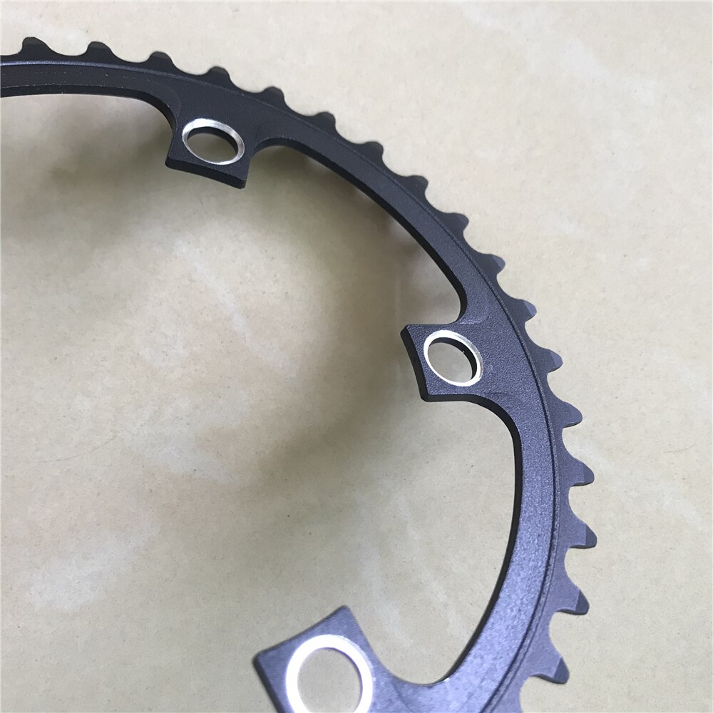 Road Fiets Kettingblad Dubbele Snelheid 110 Bcd 53T 39T Keten Wiel Vouwfiets Kettingwiel Aluminium Cnc 3/32 "Tand Dikte