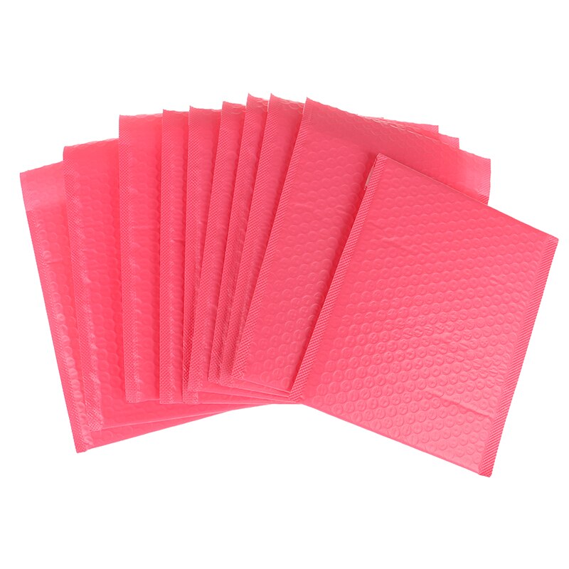 10 sztuk różowa koperta bąbelkowa folia piankowa wysyłka torebka wysyłkowa koperta bąbelkowa koperty na opakowanie na prezenty 173*230mm