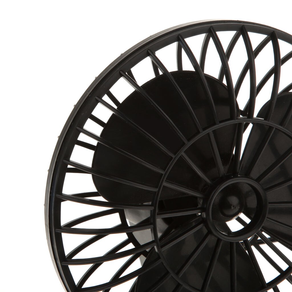 Portable Car Fan 12V Auto Mini Cooler With Cigarette Lighter 360 Degree Rotating Strong Wind Cooler Air Cooling Fan