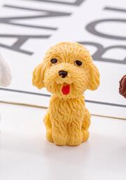 Nette Karikatur Teddy hund bleistift radiergummi Kreative Teddy Hund Schüler Bleistift Schreiben Zeichnung Korrektur Radiergummi Art Bleistift kappe: verrotten