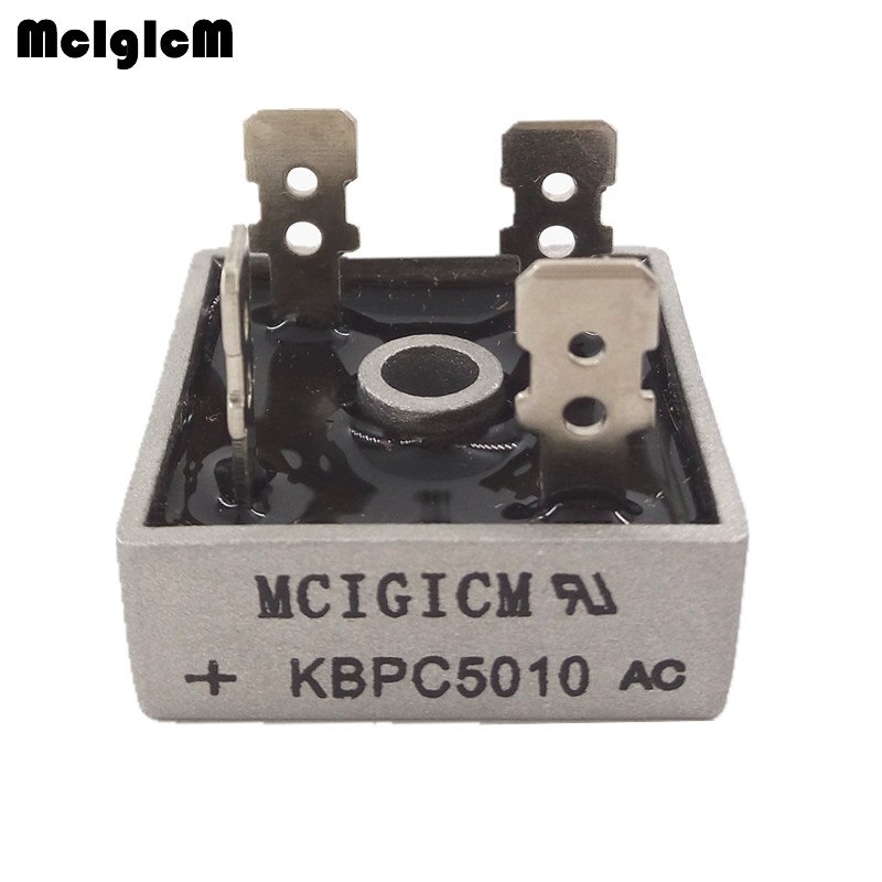 Mcigicm 1 Pcs 50A 1000V Diode Bridge Rectifier Kbpc5010