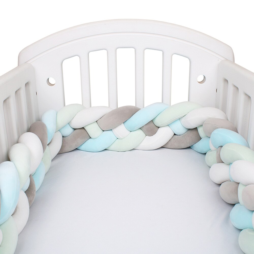 220CM nordisch Babybett flechten Stoßstange Art Zimmer Baby Bett umgeben Seite Beschützer freundlicher Schlafzimmer Dekoration Tour De zündete bebe Tresse: 8-220CM