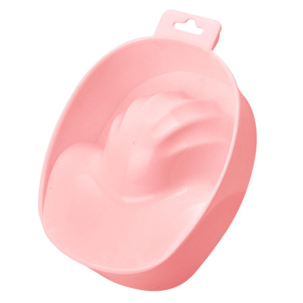 Bol De plástico para manicura De uñas, Removedor De pelo, Uv, Ontvetter, Quitar esmalte, 1 ud.: Rosa