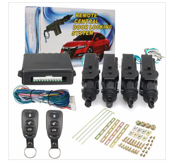 Verrouillage Central universel avec télécommande serrure de porte de voiture sans clé entrée voitures Kit de verrouillage centralisé à distance avec dégagement de coffre
