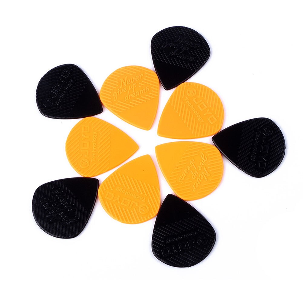 10pcs Musical Instrument Non Slip Guitar Plectrum Universal Plastic Holder Bass Picks Triangular Accessories Wear Resistant