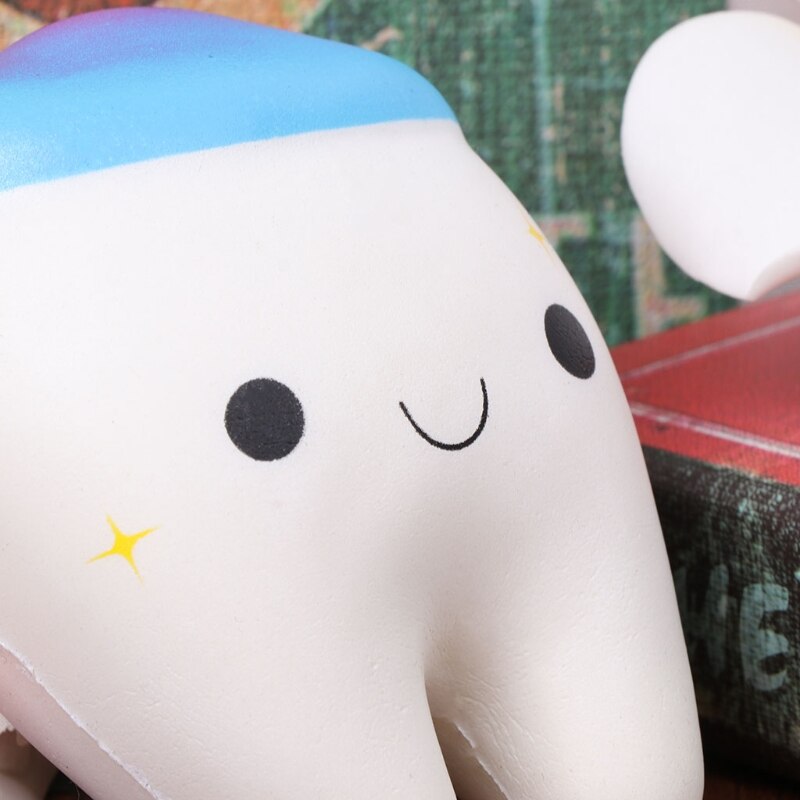 Squishy Rainbow Tooth Slow Rising Stress Squeeze Toys Decoration