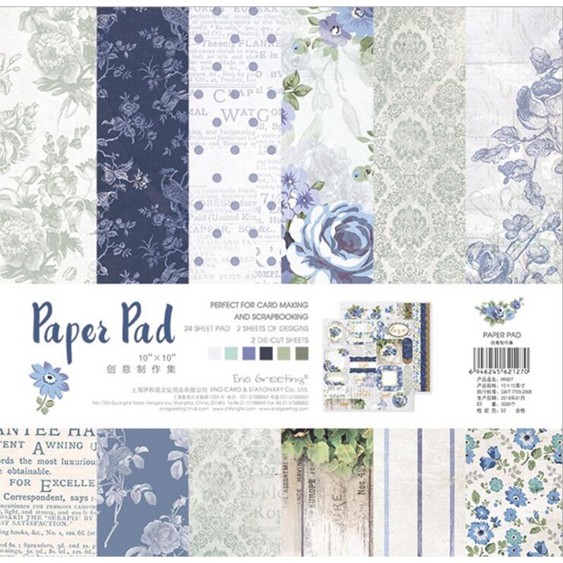 Scrapbook-Papier Mit Blumenmuster - 24 Doppelseitige Blätter, 30,5 X 30,5 Cm, Perfekt Für Bastelprojekte