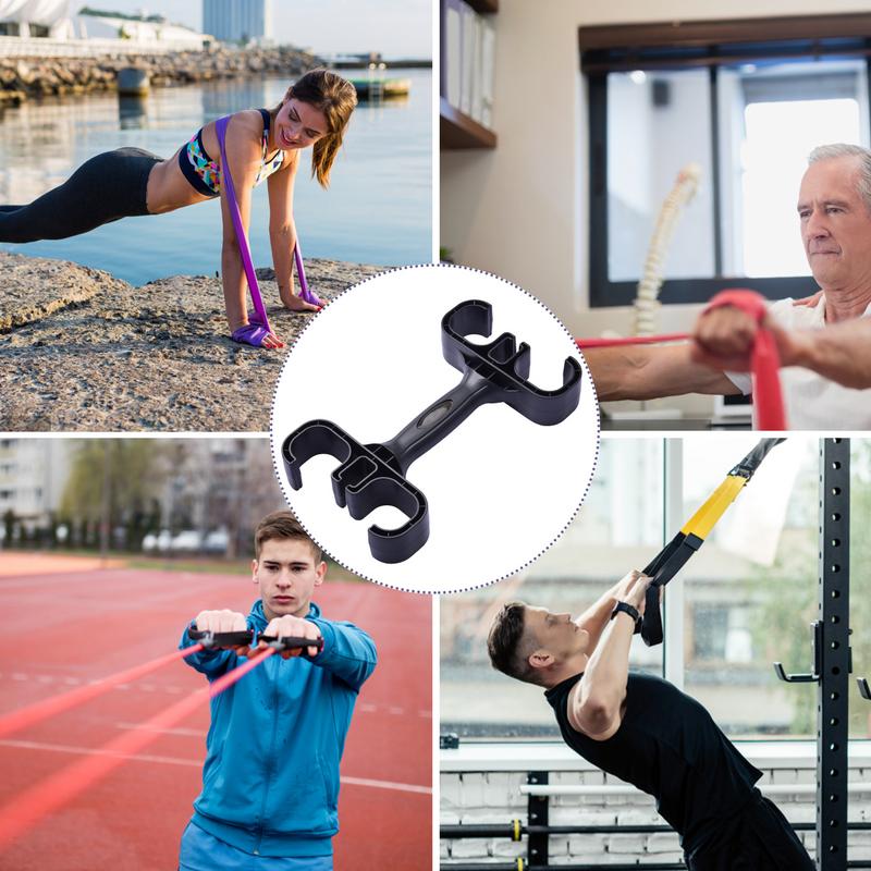 Exercise Handles Grips Resistance Band Clench Resistance Band Auxiliary Handle Pull Up Fitness Special Handle Equipment