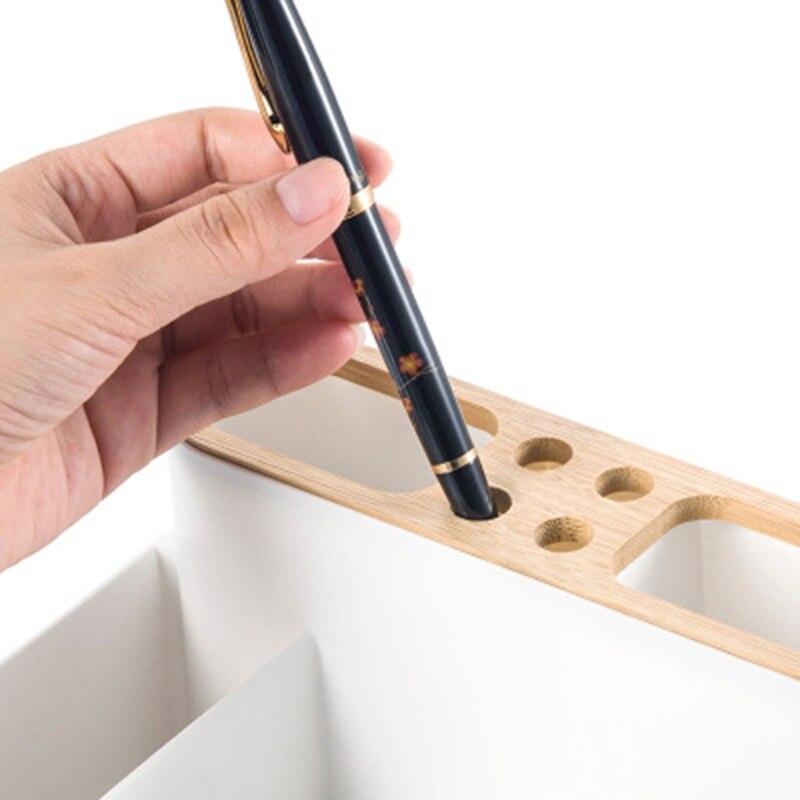 Multifunction Stationery Storage Box TV Air Conditioner Remote Control Collection Organizer Practical Tissue Box Tool