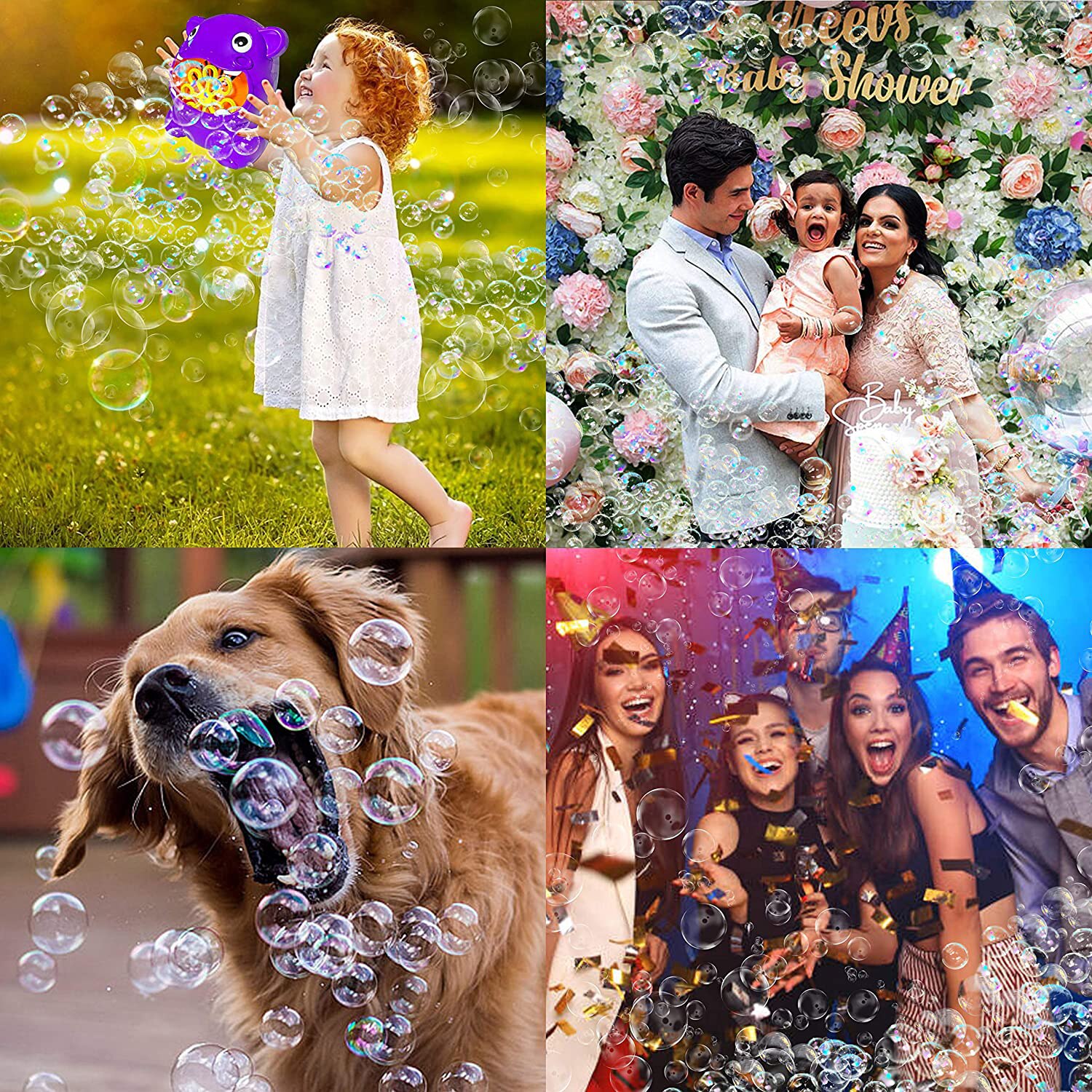 Creatore di bolle portatile automatico del ventilatore di bolla della macchina della bolla per i bambini per il gioco all&#39;aperto dell&#39;interno del giardino della festa di compleanno