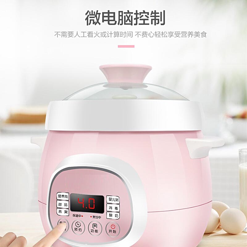 electric cooker electric slow cooker soup stewing porridge 0.9L