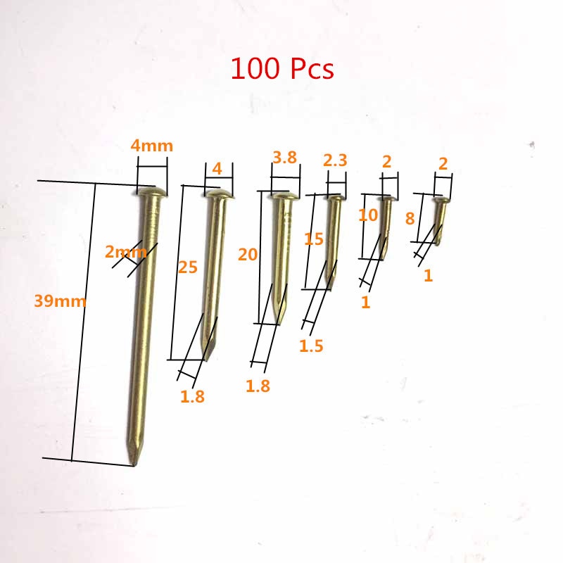 10 PCS Antique Pure copper Screw Cover Decorative Nail mirror Fixing Screws Fittings Brass Screw Cover