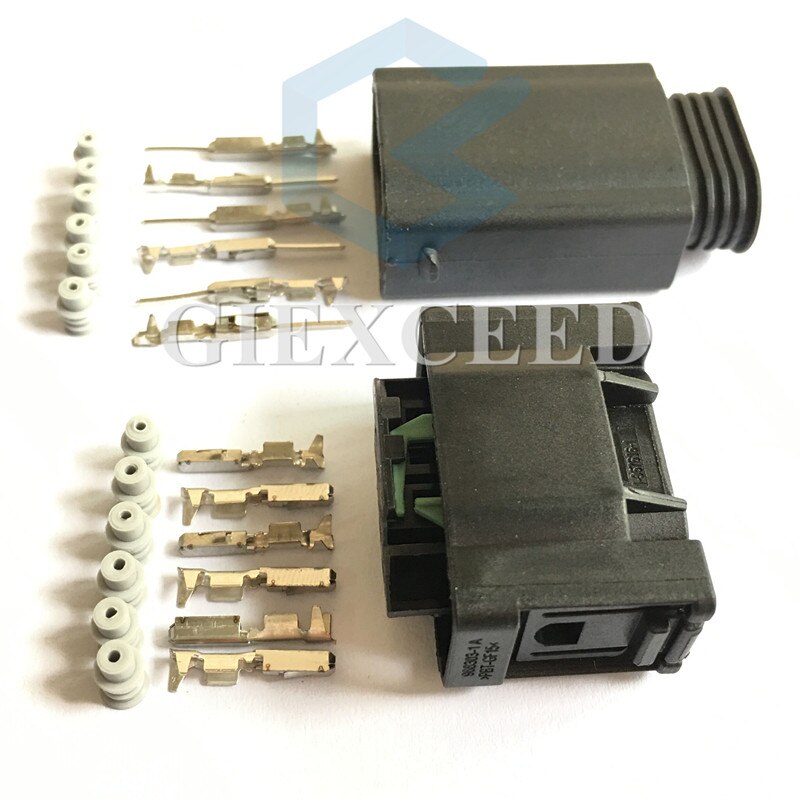 Conector de 6 pines 1-967616-1 7M0 973 119 hembra macho del Pedal del acelerador para BENZ BMW, conector del Sensor de la válvula de acelerador