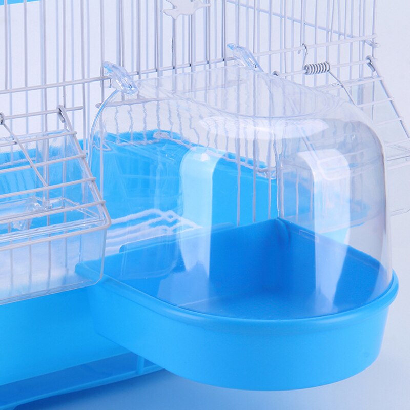 Cube de bain à oiseau suspendu, baignoire pour perroquet, boîte de douche, Cage, accessoire pour petit oiseau, canari, Budgerigar, Cockatiel, accessoires pour animaux de compagnie