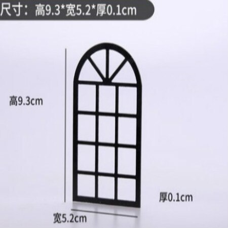 20 pz/lotto Architettura di Plastica 1:25 Bilancia Modello di Finestra Nella Costruzione di Progettazione Interna: 6