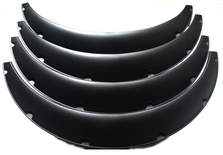 4Pcs 3.5"/90mm Universal Flexible Car Fender Flares Extra Wide Body Wheel Arches