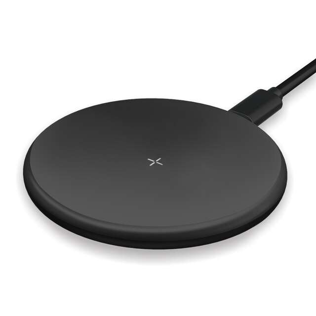 Ongoo wireless charger pad qi for iphone 13 12 pro max for iphone 11 x 8 apple watch certified wireless charger phone charging: Black