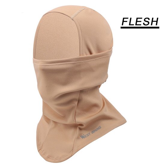 Coupe vent visage masque moto vélo écharpe cache cou en molleton