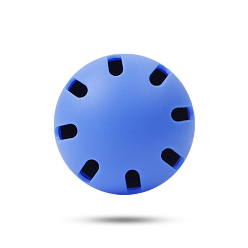 Pelotas de práctica de béisbol, 5 uds., 74MM, bolas auxiliares súper suaves para interiores y exteriores, bolas de Agujero hueco EVA, duplicates negros y azules