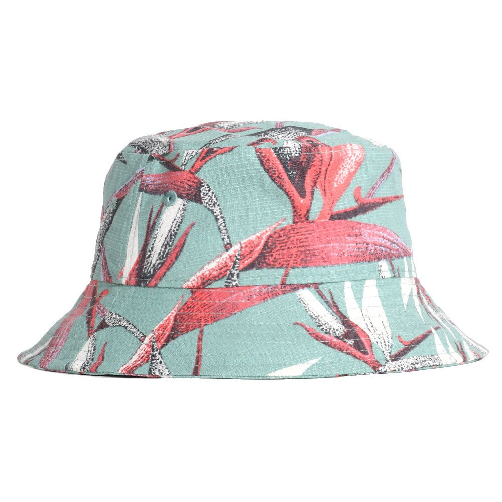 Sombrero de pescador con estampado de Bob para mujer, gorra de pescador con estampado de algodón, protección UV, para la playa,