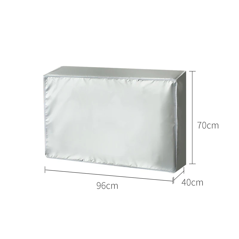 Capot de climatiseur couvercle étanche extérieur extérieur condensateur stockage à domicile anti-poussière crème solaire charge frontale sèche-linge couvre: kaki foncé